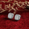 Sheen Diamond Studs-Silver